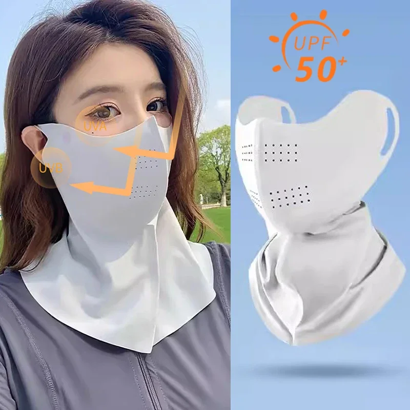 Sports Mask Breathable - UV Koruma Buz Ipek Yüz Maskesi