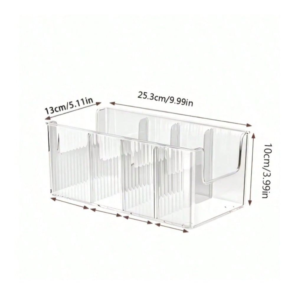 1 adet Büyük 4 Bölmeli Şeffaf  - Face Mask Storage Box incelemesi ve fiyatı