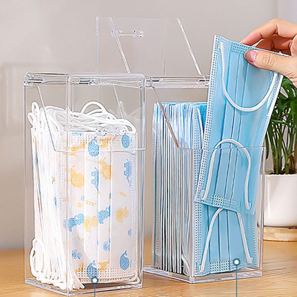 Kapaklı Yüz Maskesi Dağıtıcısı - Face Mask Storage Box incelemesi ve fiyatı