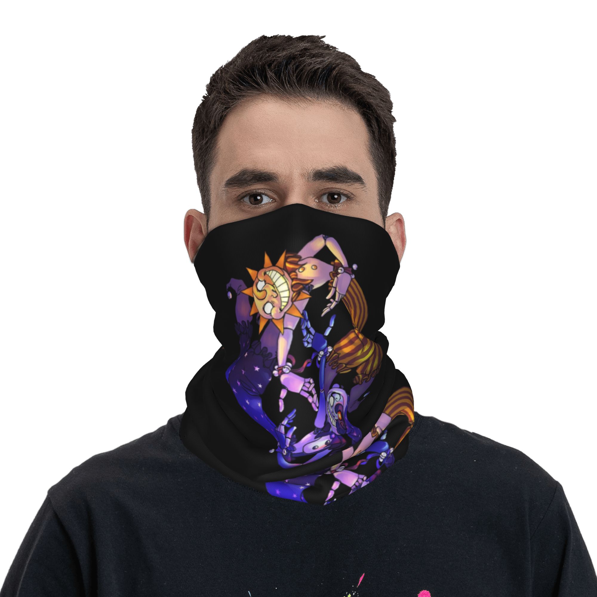 Güneş ve Ay FNAF Güvenlik Koru - Neck Gaiter Face Cover incelemesi ve fiyatı